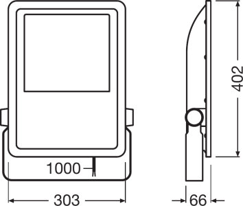 Floodlight ASYM 150W2