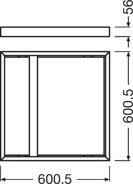 LEDVANCE Panel Surface Mount Kit 600 mn